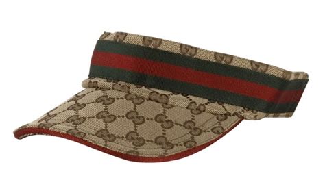 gucci logo jacquard visor hat|Gucci hats and gloves.